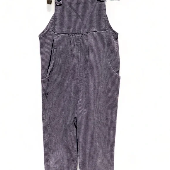 Zara Kids Corduroy Ruffle Overalls - Picture 1 of 7